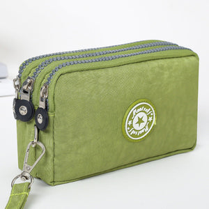 Lässige wasserdichte Handtasche mit Handgelenkschlaufe