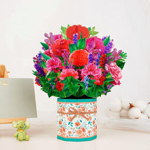 Laden Sie das Bild in den Galerie-Viewer, Papierblumen-Blumenstrauß-Gruß-Karten