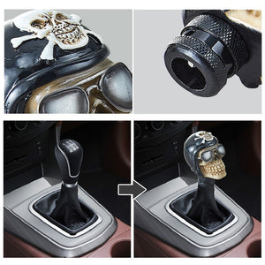 Auto Schalthebel Totenkopf Dekoration