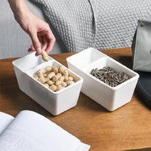 Laden Sie das Bild in den Galerie-Viewer, Quadratische Entleerbare Doppellagige Aufbewahrungsbox