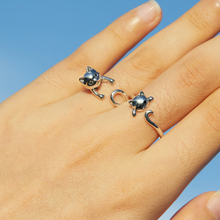 Laden Sie das Bild in den Galerie-Viewer, Ungezogener Katze Silberring