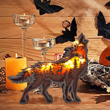 Laden Sie das Bild in den Galerie-Viewer, Kreative Wolf Totem Holzornamente