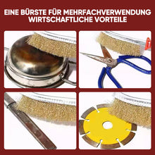 Laden Sie das Bild in den Galerie-Viewer, Entrostungsbürste aus Stahldraht mit Messerform