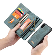 Laden Sie das Bild in den Galerie-Viewer, 2 in 1 Magnetische Brieftasche Abnehmbare Hülle für Telefon