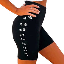 Laden Sie das Bild in den Galerie-Viewer, Fitness-Yoga-Shorts mit buntem Druck