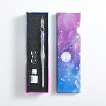 Laden Sie das Bild in den Galerie-Viewer, Sternenhimmel Glasstift-Tinten-Set