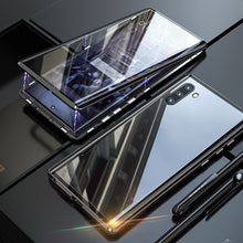 Laden Sie das Bild in den Galerie-Viewer, Magnetische gehärtete Handyhülle für Samsung