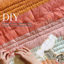 Laden Sie das Bild in den Galerie-Viewer, DIY-Verarbeitung Nählineal Vorlage Patchwork-Werkzeuge +Quiltfußpresse