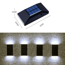 Laden Sie das Bild in den Galerie-Viewer, Garten-Wanddekorationsleuchten für den Außenbereich (2 Stück)