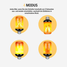 Laden Sie das Bild in den Galerie-Viewer, Realistische LED-Flammenglühlampe