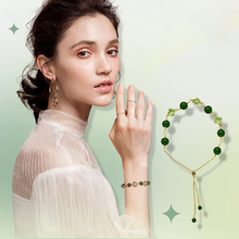 Laden Sie das Bild in den Galerie-Viewer, Glücksarmband Mit Vierblättrigem Kleeblatt