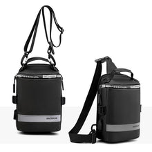 Laden Sie das Bild in den Galerie-Viewer, Diebstahlsichere Herren-Brusttasche mit USB-Ladefunktion