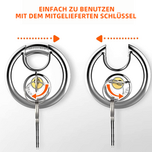 Laden Sie das Bild in den Galerie-Viewer, Mini-Rundschloss aus Edelstahl
