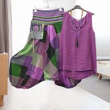 Laden Sie das Bild in den Galerie-Viewer, Lässige ärmellose Damenbekleidung im ethnischen Stil