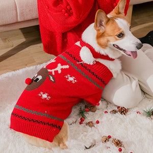 Warme Weihnachtskleidung für Haustiere