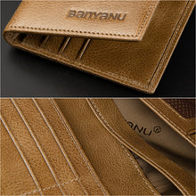 Laden Sie das Bild in den Galerie-Viewer, Herren Geldbörse Aus Leder Mit RFID-Blockierung