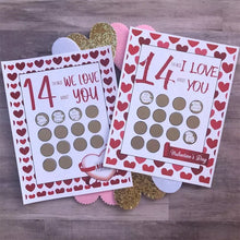 Laden Sie das Bild in den Galerie-Viewer, Rubbelkarten zum Valentinstag