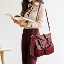 Laden Sie das Bild in den Galerie-Viewer, Damen tragbare lässige Reisetasche Umhängetasche mit großem Fassungsvermögen