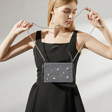 Laden Sie das Bild in den Galerie-Viewer, Stilvolle Umhängetasche mit Diamanten