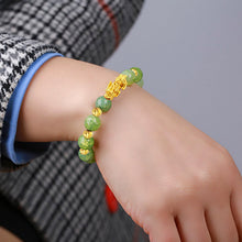 Laden Sie das Bild in den Galerie-Viewer, Pixiu 3D Obsidian Armband