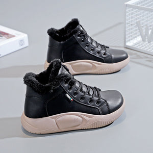 Damen High Top Freizeitschuhe mit dicken Sohlen