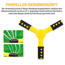 Laden Sie das Bild in den Galerie-Viewer, 360 Grad automatischer rotierender Sprinkler