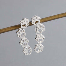 Laden Sie das Bild in den Galerie-Viewer, Damen Hunde Fußabdruck Ohrringe