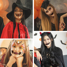 Laden Sie das Bild in den Galerie-Viewer, Halloween Streich lustiger temporärer Tattoo-Aufkleber