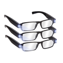 Laden Sie das Bild in den Galerie-Viewer, Lesebrille mit LED-Beleuchtung