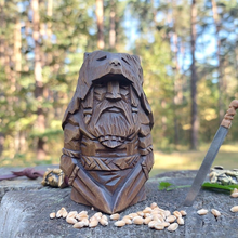 Laden Sie das Bild in den Galerie-Viewer, Odin Thor Tyr Ulfhednar nordischer Heide Harzverzierung