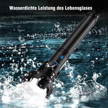 Laden Sie das Bild in den Galerie-Viewer, Wiederaufladbare taktische LED-Laser-Taschenlampe