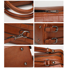 Laden Sie das Bild in den Galerie-Viewer, Krokodildruck Damen Umhängetasche