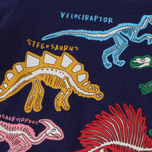 Laden Sie das Bild in den Galerie-Viewer, Leuchtendes Dinosaurier-T-Shirt Für Kinder