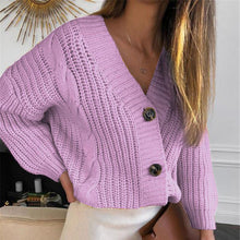Laden Sie das Bild in den Galerie-Viewer, Süße Strickjacke mit Knöpfen