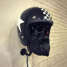 Laden Sie das Bild in den Galerie-Viewer, Schädelförmige Helmhalterung Aus Harzmaterial