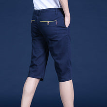 Laden Sie das Bild in den Galerie-Viewer, Elastische Faltenfreie Mittelgroße Anzughose für Herren aus Eisseide
