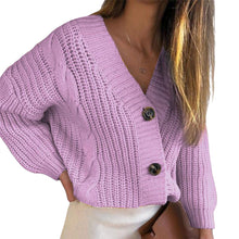 Laden Sie das Bild in den Galerie-Viewer, Süße Strickjacke mit Knöpfen