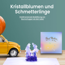 Laden Sie das Bild in den Galerie-Viewer, Erntedankkarte mit Blumen und Schmetterlingen