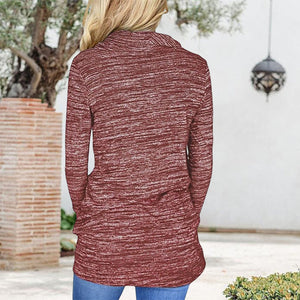 Lockere Pullover mit Taschen und Kordelzug