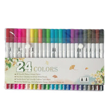 Laden Sie das Bild in den Galerie-Viewer, Doppelseitiges Aquarellstift-Set
