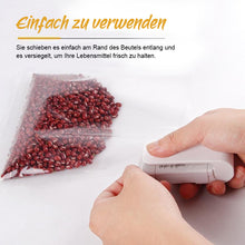 Laden Sie das Bild in den Galerie-Viewer, Tragbare Lebensmittelbeutel-Versiegelungsmaschine