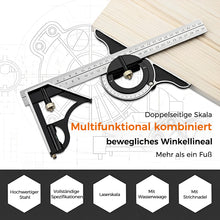 Laden Sie das Bild in den Galerie-Viewer, Multifunktionales Winkellineal