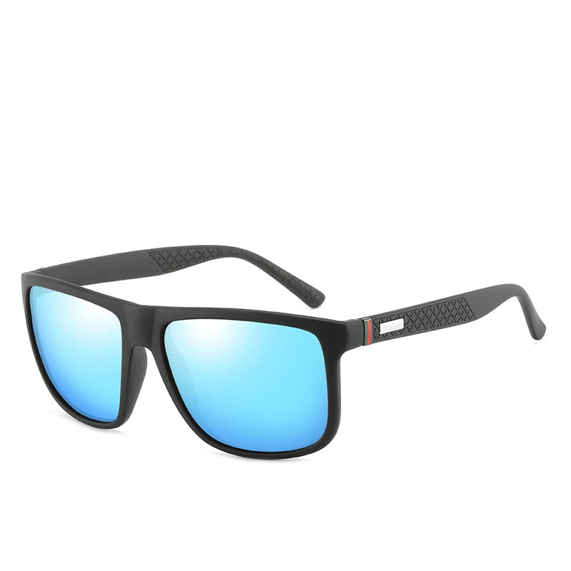 2021 polarisierte Sonnenbrille mit schwarzem Rahmen