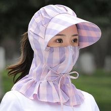 Laden Sie das Bild in den Galerie-Viewer, Sonnenhut mit Fächervisier und langer Krempe