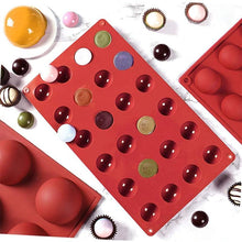 Laden Sie das Bild in den Galerie-Viewer, Halbkugelförmige Silikonbackform