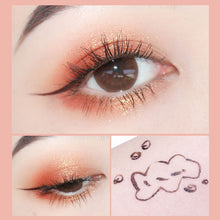 Laden Sie das Bild in den Galerie-Viewer, Wasserfester Und Schweißfester Glitzer-Eyeliner