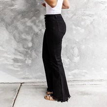 Laden Sie das Bild in den Galerie-Viewer, Dehnbare Jeans für Damen mit mehreren Knöpfen