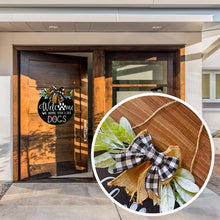 Laden Sie das Bild in den Galerie-Viewer, Willkommensschild aus Holz