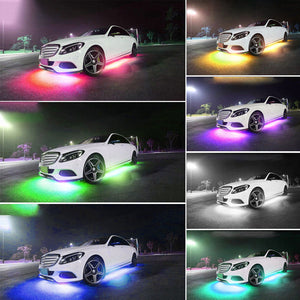 Bunte Lichtleisten für Auto-Chassis (4 Stück)