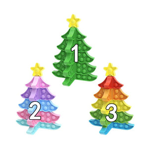 3D Weihnachten Pop Blase Spielzeug